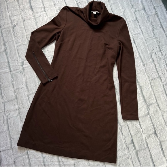 Boston Proper Turtleneck Long Sleeve Dress - Picture 8 of 8